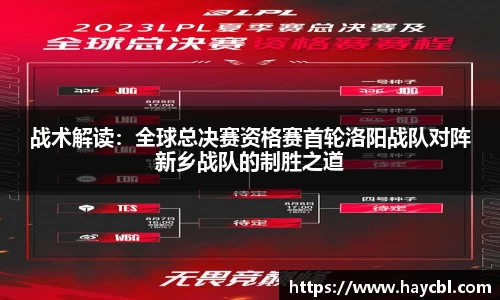 战术解读：全球总决赛资格赛首轮洛阳战队对阵新乡战队的制胜之道
